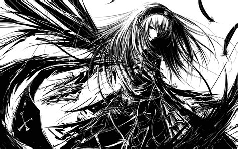 Awesome Black White Anime Wallpapers